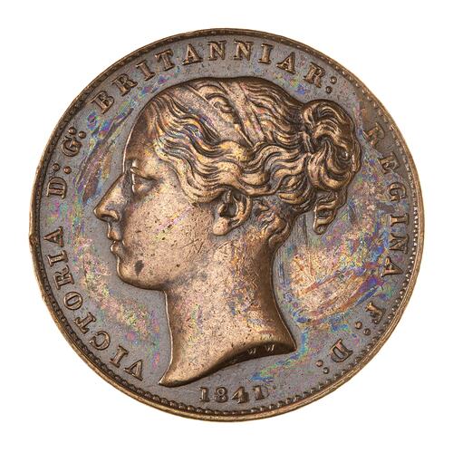 Coin - 1/52 Shilling, Jersey, Channel Islands, 1841