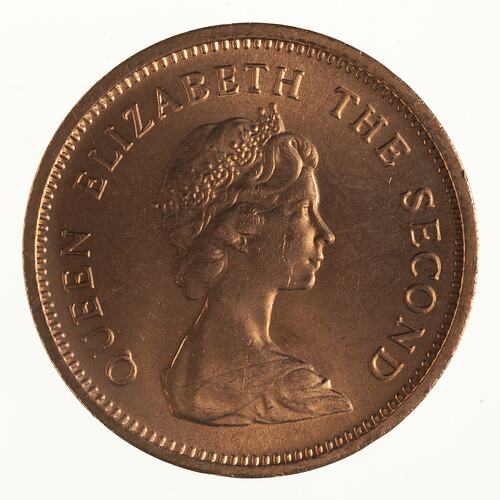 Coin - 1/2 New Penny, Jersey, Channel Islands, 1971