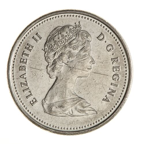 Coin - 25 Cents, Canada, 1982