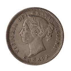 Coin - 10 Cents, Canada, 1886
