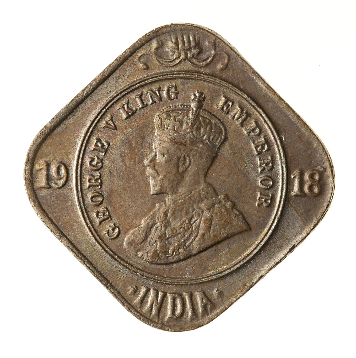 Coin 2 Annas India 1918
