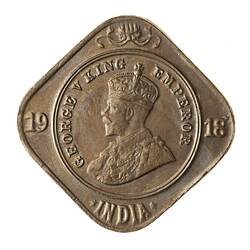 Coin - 2 Annas, India, 1918