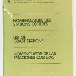 Manual - 'List of Coast Stations', International Telecommunication Union, 1986