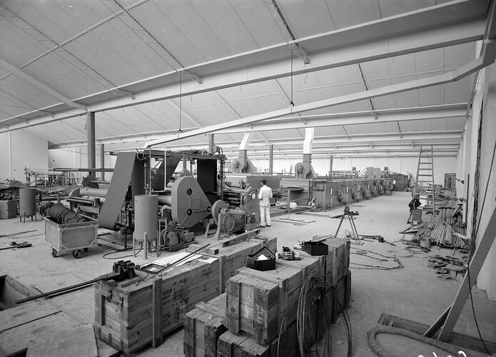 Factory Interior, Melbourne, Victoria, 1955