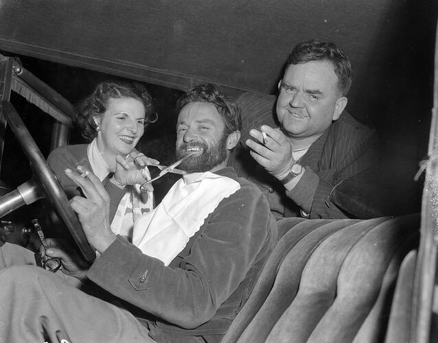 Group Portrait in a Motor Car, Redex Reliability Trials, Melbourne, Victoria, 1953