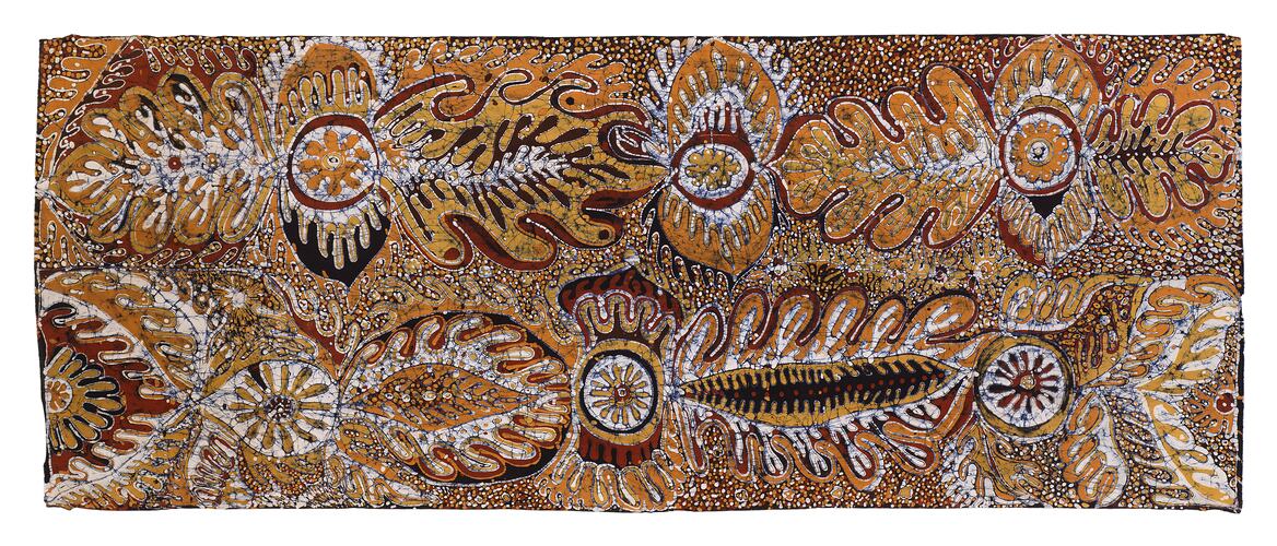 Cotton batik, Turkey Bore outstation, South Australia, c. 1990.