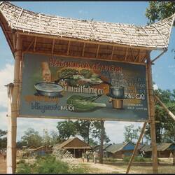 Digital Image - Sign, Vietnamese Section, Section 2 Refugee Camp, Thailand, May 1987