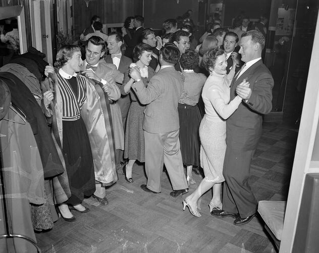 People Dancing in Pairs, Melbourne, Victoria, 1955-1956
