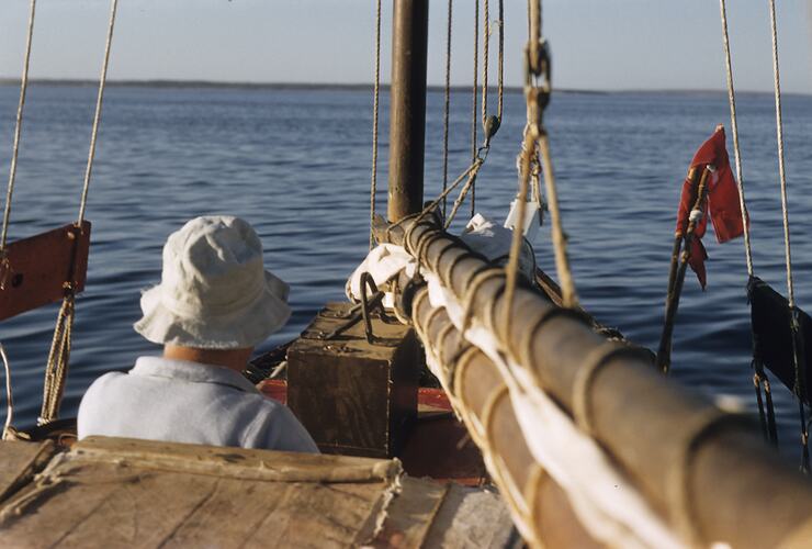 On Board Ship Looking out to Sea, South Australia, 1959