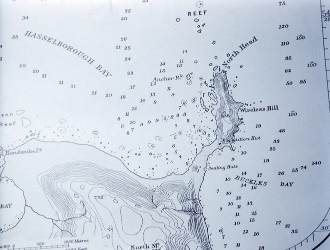 Map of Isthmus, Macquarie Island, Tasmania, circa 1959
