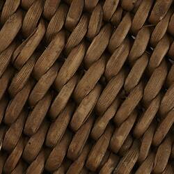 Detail of woven basket.