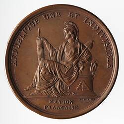 Medal - Republican Constitution Adopted, France, 1793