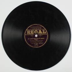 Disc Recording - Regal, Discourses on Cricket, Pat Hanna, 1934-1936