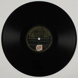 Disc Recording - Zonophone, "The hob- nailed boots that father wore" & "It served you right", Billy Williams, 1910-1930