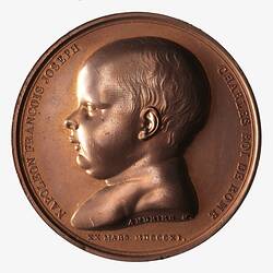 Medal - Birth of the King of Rome, Napoleon Bonaparte (Emperor Napoleon I), France, 1811