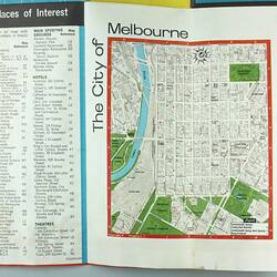 Map - 'Your Guide to Melbourne', Jun 1963
