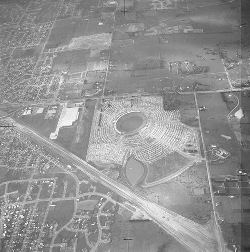 Negative - Aerial View of Mulgrave & Surrounding Area, Victoria, 1972