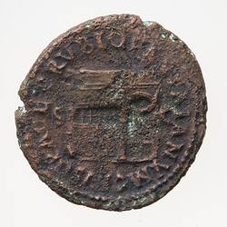 Coin - As, Emperor Nero, Ancient Roman Empire, circa 65 AD