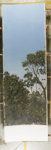 Diorama background painting