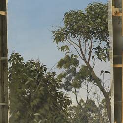 Diorama background painting