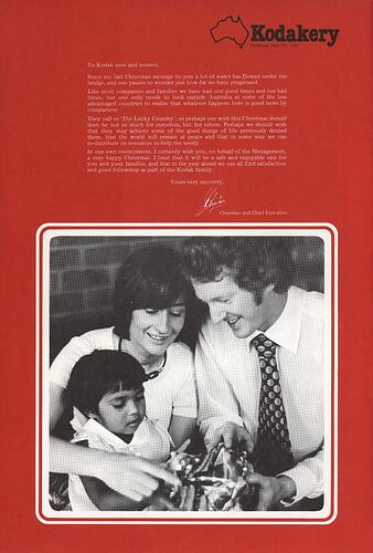 Newsletter - 'Australian Kodakery', No 109, Christmas Issue,1979
