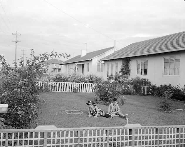 Housing Commission of Victoria, Houses in the Olympic Village, Victoria, 21 Apr 1959