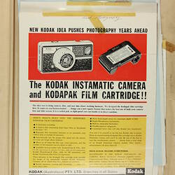 Scrapbook - Kodak Australasia Pty Ltd, Advertising Clippings, 'Photography and Photo Trade', Coburg, 1970