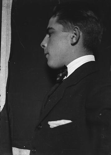 Male Portrait in Profile, circa 1910 - 1930