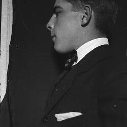 Male Portrait in Profile, circa 1910 - 1930