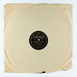 Disc Recording - Columbia Graphophone Pty. Ltd., Double-Sided, 'Comus-Ballet Suite-Part 1' & 'Comus-Ballet Suite-Part 2', circa 1930