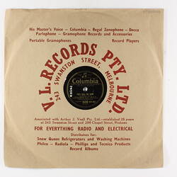 Disc Recording - Columbia Graphophone (Aust) PTY. LTD., Double-Side, 'One Fine Day' & 'They Call me Mimi', 1947-1956
