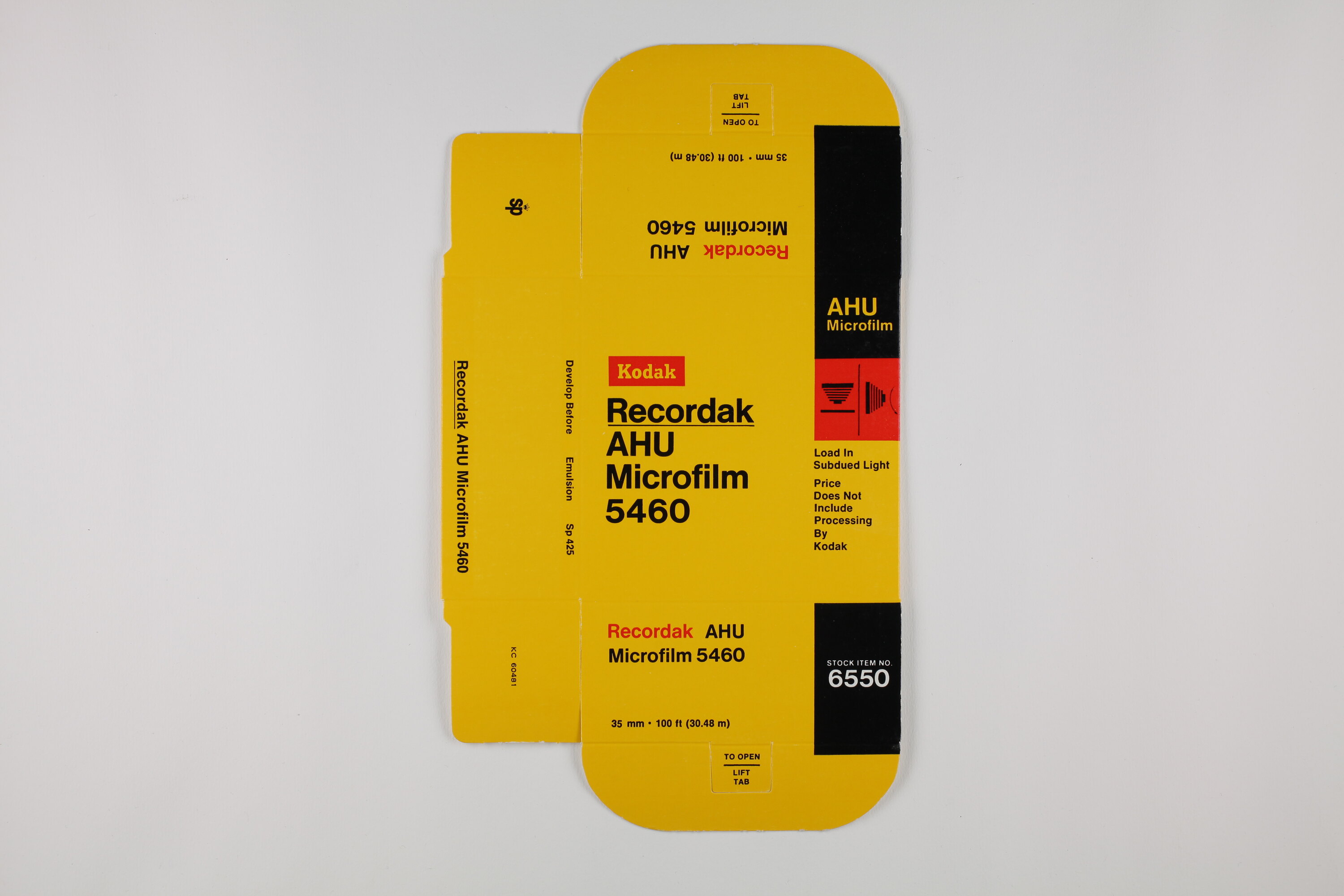 Box - Kodak Australasia Pty Ltd, 'Recordak AHU Microfilm 5460
