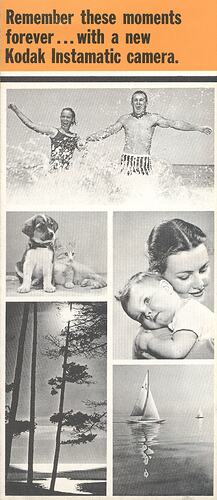 Leaflet cover with black and white photographs.