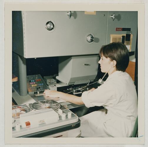 Trainee Worker At Colour Printer, Kodak Factory, Coburg, circa 1960s