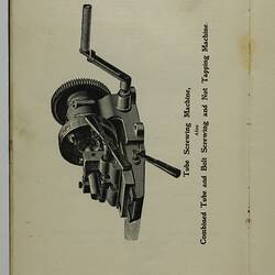 Trade Literature - Bevan & Edwards Pty Ltd, Machine Tools, 1907