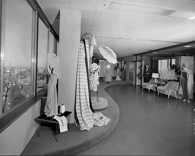 Imperial Chemical Industries, Showroom Display, ICI Building, East Melbourne, Victoria, Jan 1959