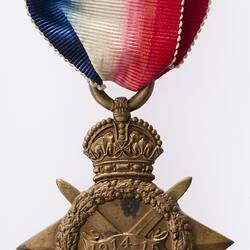 Medal - 1914-1915 Star, Great Britain, Private William Armstrong Heintz,1918 - Obverse