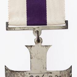 Medal - Military Cross, George V, Great Britain, Reverend Ormonde Winstanley Birch, circa 1917 - Reverse