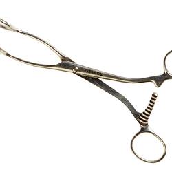 Forceps - Tongue, Stainless Steel, circa 1950