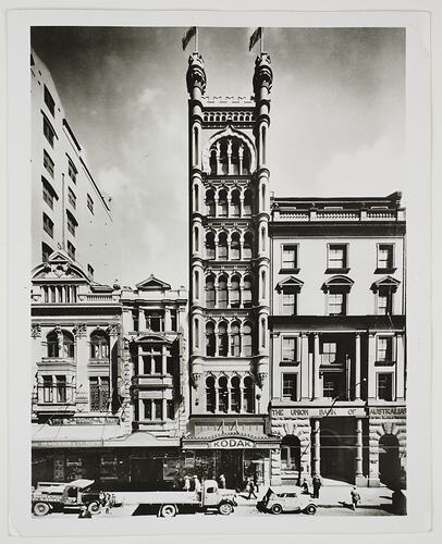Photograph - Kodak Australasia Pty Ltd, Exterior of Kodak Gallery, George Street, Sydney, 1940