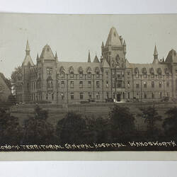 Postcard - Private Albert Peile to Mother, 3rd London General Hospital, London, England, 28 Sep 1915