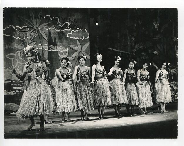 Photograph - Sylvia Boyes In 'South Pacific' Chorus, Eoan Group, South Africa, 1968