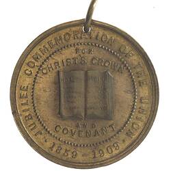 Medal - Jubilee of Presbyterian Church in Victoria, 1909 AD