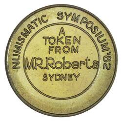 Medal - Numismatic Symposium, 1982 A.D.
