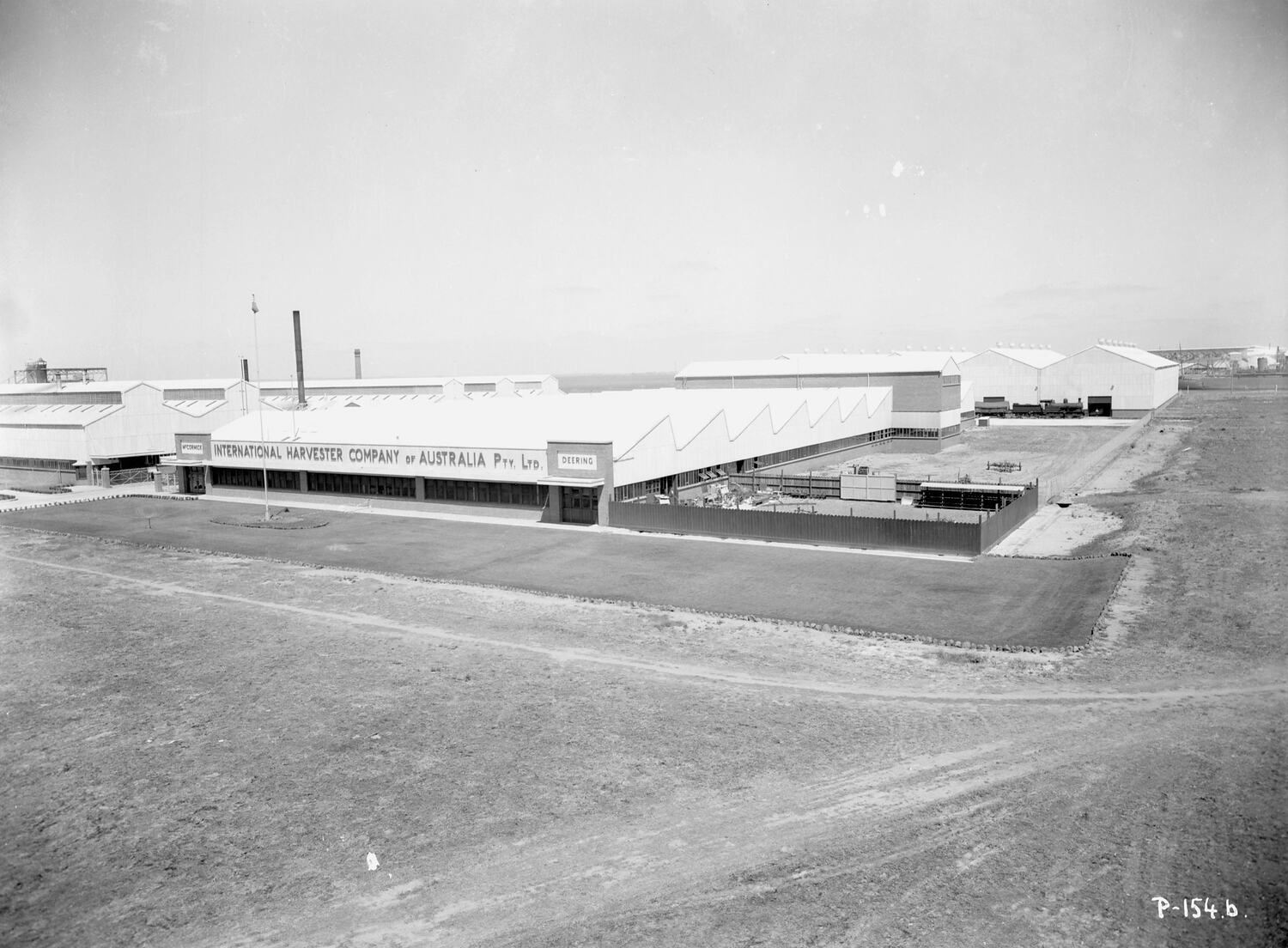 Negative International Harvester, Geelong Factory Exterior, 1940