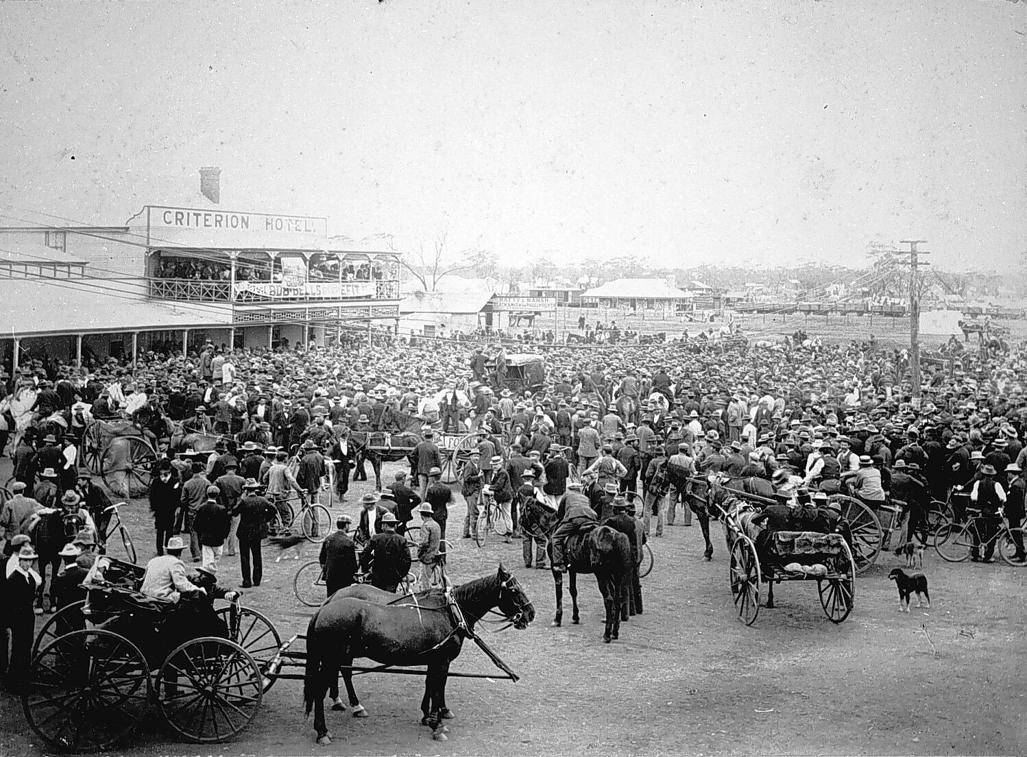 Negative - Kanowna (?), Western Australia, 1900