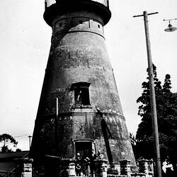 Negative - Tower Mill, Observatory & Timeball, Wickham Terrace, Brisbane, Queensland, 1938