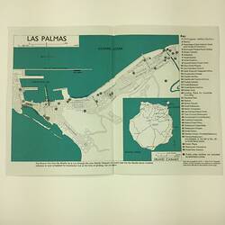 HT 54781, Booklet - Port Notes, Las Palmas, SS Arcadia, 1967 (MIGRATION), Document, Registered