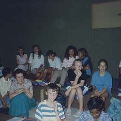 Digital Photograph - First Day, Sunrise School, Melbourne Museum, Russell Street, 1988