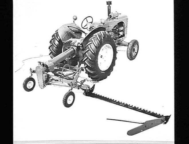P.D. MOWER 745 TRACTOR. AUG 1956